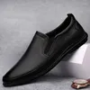 Sıradan Ayakkabı Erkekler Yüksek Kaliteli Loafers Deri Vintage Slip-On Düğün Erkek Elbise Sürüş Klasik Moda Erkekler