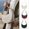Brown Pures Designer Woman Handbag Numero Dix Shoulder Bag Classic Half Moon Bolso Underarm äkta läderväska blixtlås Stängning Fashion Color E4