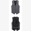 Gilet monopetto moda per uomo Gilet maschile grigio nero di fascia alta Gilet casual formale da lavoro slim fit Plus Size 7XL 240228