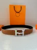 Nya klassiska mänbälten för kvinnor Designer Casual Letter Smooth Buckle Belt Bredd 3,8 cm Bälte Kalv Läder Vit -Wire rostfritt stål Butik dubbel -sidosid tillgänglig