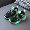 Outdoor Größe 2130 Kinderschuhe Baby Glowing Sneakers Atmungsaktive und verschleißfeste Kinder Freizeitschuhe Kinder Sneakers Boy Schoenen