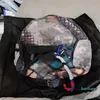 Mulheres sacos de viagem graffiti cor retro ombro mochila passarela masculino casual lona clássico doodle