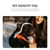 Hundehalsbänder, 5 Stück, Halsbandzubehör, Haustier-Namensschild, ID-Tags, Schriftzug, Katzengravur für Haustiere, Kieselgel-Versorgung