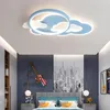 Chandeliers Children's Room Bedroom Light LED Chandelier Indoor Lighting Home Decor Cloud Modern Ceiling White Blue Pink Fixture