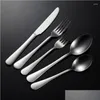 Geschirr Sets Western Edelstahl Besteck Set Haushalt Snack Obst Gabel Steak Messer Salat Löffel Kuchen Schaufel Geschirr Küche DHS49