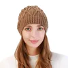 Bérets Femmes Tricoté Chapeau D'hiver Crochet Style Baggy Bonnets Hommes Extensible Chaud Casual Casquettes De Crâne En Plein Air Course Sport Bonnet