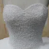 Abito da ballo principessa Abito da sposa Sweetheart Pesante lavoro manuale Perle Puffy Corsetto Indietro Mariage Abiti da sposa Abiti da sposa