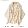 Sciarpe Koijinsky New Cashmere 150 * 60 Donna Primavera Autunno e Inverno Sciarpa lavorata a maglia morbida e calda Q240228