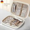 Professionele manicure gereedschap set roestvrij staal nagelknipper hand voet nagel gereedschap pedicure paronychia tangen trimmer cutters 240219