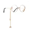 Solglasögon ramar söta bowknot klubba hänge klara optiska glasögon ram kvinnor runt flickor retro glasögon glass oculos gafas