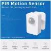 Detektor Wi -Fi Smart Pir Motion Motion Alarm Tuya Smart Life App Pilot Control USB Mini Alarm Smart Home Detector System bezpieczeństwa