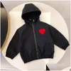 Jackets New Fashion Kids Designer Jackets Long Sleeve Coat Boys Girls Street Hiphop Style Outerwear Child Jacket Drop Delivery Baby, K Otvxh