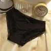 Women's Panties Lace Sexy Underwear Desire Mesh Satin Pure Cotton Bottom Crotch Panel Traceless Mid Waist Girls' Triangle Pants