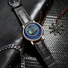 Socks Tevise 2022 New Business Waterproof Mens Mechanical Watches Top Brand Leather Watch Man Moon Phase Automatic Wristwatch