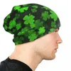 Bérets Lucky Leaf Beanie Chapeaux Pleine Feuilles Casquettes Occasionnelles Hommes Femmes Sport En Plein Air Skullies Bonnets Printemps Personnalisé Chaud Doux