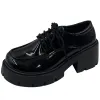 chaussures japonais uniforme school jk chaussures étudiantes filles femmes kawaii lolita soeur douce rond