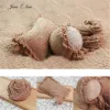 Sets Newborn photography wrap hat background pillow set elastic lace baby children props for studio home shooting