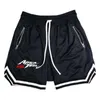 Mäns shorts Africa Twin CRF 1000 L CRF1000 Summer NY MENS CASUAL TREND Märke Solid Color Running Print Cool Pull Cord Shorts J240228