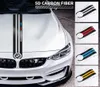 Autocollants de style de voiture en Fiber de carbone, autocollants de capot de voiture, décor de Performance M pour BMW E90 E46 E39 E60 F30 F10 F15 E53 X5 X68954096