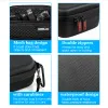 Bags for Dji Mic Microphone Accessories Storage Bag Pu Waterproof Portable Carrying Case Handbag with Antidrop Hand Rope Carabiner