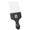 Hårborstar Wide Teeth Metal Afro Combe Insert Curly Hairbrush Fork Pick Fist Shape Handle Handdress Brush Styling Tool Drop Deli Dhwom