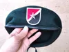 Berets US Army 6th SPORECE GOURE WOOL Blackish Green Beret One Star Brigadier General Rann