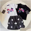 Kledingsets Nieuwe Modeontwerper Kinderkleding Zomersets Jongens Trainingspakken Casual Letter Baby Meisjes Kid T-shirts Broeken Zuigelingen Kind Otekn