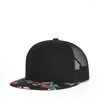 Top Caps Premium Floral Flower Hawaiian Pamuk Ayarlanabilir Snapback Hats Erkek Kadın Hip-Hop Düz Bill Beyzbol