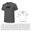 Polos pour hommes T-shirt noir Greyhound Girl Tops mignons Chemises T-shirts graphiques T-shirts pour hommes Hip Hop