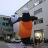 Atacado gigante 8mh (26 pés) com ventilador inflável ao ar livre leão-de-chácara kung fu panda balão desenho animado para publicidade