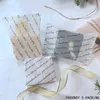 Handmade Soap Packaging Paper Homemade Packing Translucent Gift Wrapping Order 100pcslot 240226