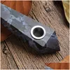 Smoking Pipes Natural Granite Crystal Pipe Simple Fashion Cigarette Holder Diamond Original Stone Hexagonal Prism Suction Drop Deliv Dhifi