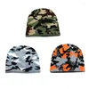 Berets Army Green Camuflage czapki czapki dla kobiet męskie Camo Winter Caps Warm 2024