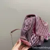 Дизайнерская сумка dioee Bag Роскошная сумка cc Star Purse Зеркальная кожаная сумка с двойной цепочкой Роскошная сумка через плечо cc Backpack 24C Сумка на плечо с цепочкой Star и золотым и серебряным клатчем