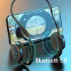 ヘッドフォンArikasen BluetoothワイヤレスヘッドフォンサポートTFカードFMラジオMP3オープンイヤーHIFIスポーツイヤホンの防水ヘッドセット付きマイク