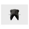 Beanie/Skull Caps Beanieskl Caps Autumn and Winter Cute Safety Bear Hat For Women Warm Thicked Lamb Fleece Travel Plover Outdoor Lad Dhmpu