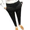 Męskie garnitury męskie spodnie Slim Soft Leisure Spodni Świetny biznes na randki