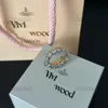 Viviennes Love Rings para mujer Viviane Westwood Diseñador Ring Pareja Joya de lujo en la calle Casual Classic Ladies Rings Holiday Gifts 0111