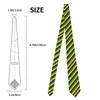 Bow Ties Jamaica Flag Stripes slips geometrisk design hals nyhet avslappnad krage unisex vuxna dagliga slitage nackdelar tillbehör