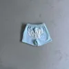 New Synaworld Wmstee Suit Baby Blue Womens Short Sleeve Set