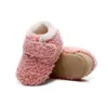 Stivali in cotone per ragazze H Scarpe calde per neonati Ragazzi Snow First Soft Baby