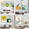 Paintings Hexagon Flat Diamond Encrusted Crystal Porcelain Painting Abstract Geometric Wall Artwork Shaped Home Decoration Modern Drop Otwns