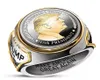 Fashion Personality Two Tone US Trump Statue Commemorative Rings for Men Coin High Jewelry Party Supporter Punk Jewelry Gift Acces7790831