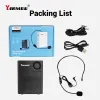 Conférenciers Yarmee Megaphone Portable Bluetooth Voice Amplificateur USB haut-parleur Microphone professionnel pour les enseignants Instructor Tour Guide System