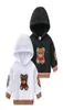 Модная осенне-зимняя новая толстовка с капюшоном childen039s для мальчиков и девочек, утепленная дизайнерская детская куртка-пуловер, пальто с рисунком, casua8735009