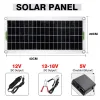 Kör 100W Solpanel 12V Solcell 100A 60A Controller Solar Panel för telefon RV -bil MP3 Pad Charger Outdoor Battery Supply