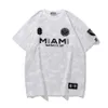 Summer Men Women Designers T Shirts Loose Oversize Tees Apparel Fashion Topps Casual Chest Letter Shirt Luxury Street Shorts Hylsa Kläderstorlek M-3XL