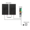 Solar Boguang 200W Glass Photovoltaic System Balcony Power Plant Solar Panel 300W Inverter Rigid Solar Panel Patio Balcony