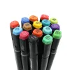 Markers 80 kleuren markeerstift Dual Tip Schetspen Double Ended Sketch Marker Brede en fijne puntpunt met zwarte tas