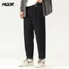 Hiqor Autumn Winter Thingen Corduroy Sweatpant Male Baggy Jogger Fashion Streetwearルーズヴィンテージカジュアルストレートパンツマン240220